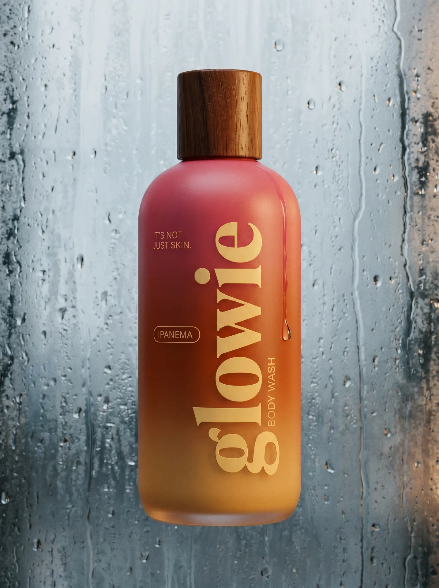 Serif Glowie wash packaging creative concept