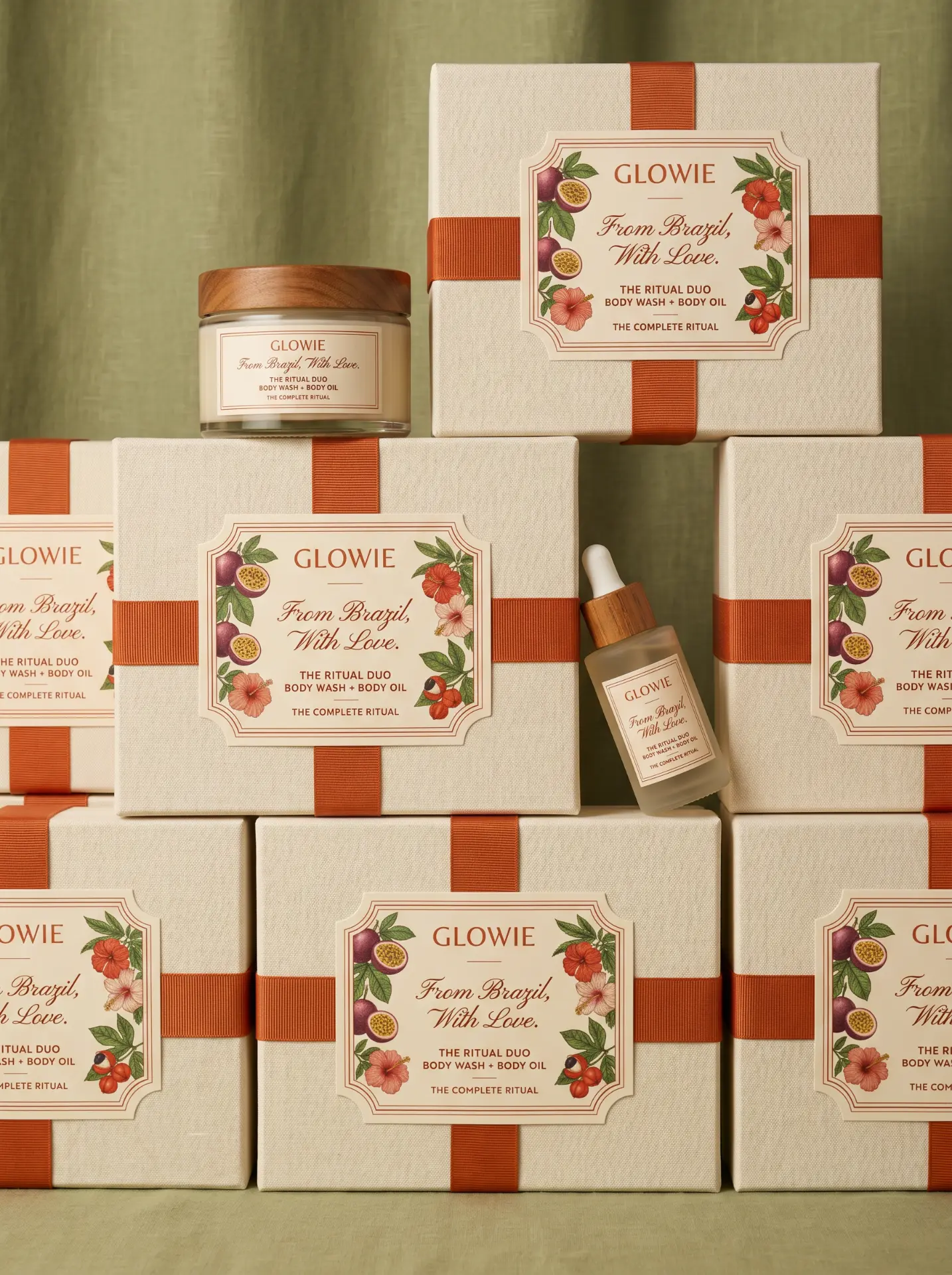 Glowie gift-box packaging creative concept