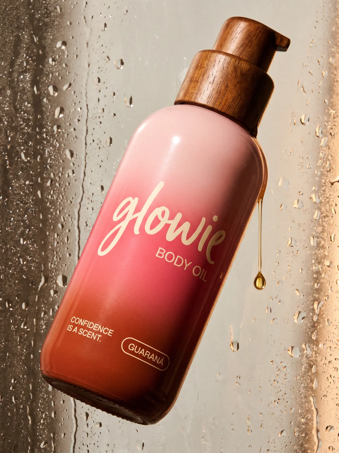 Guava Glowie oil packaging creative concept